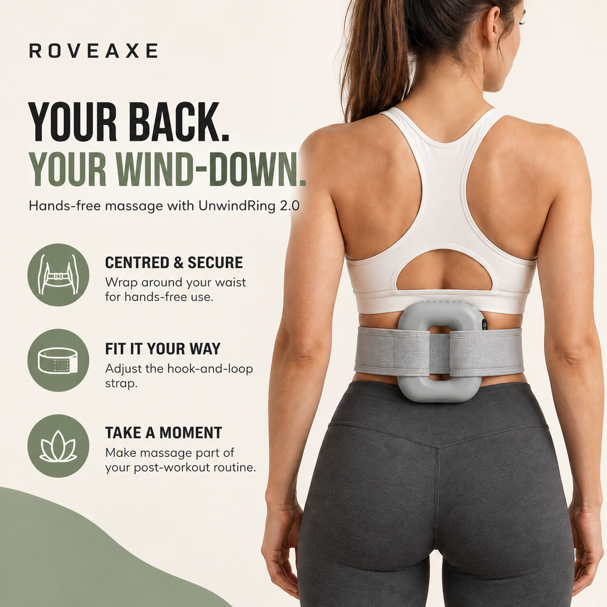 Roveaxe UnwindRing 2.0 — Workout & Recovery Massager