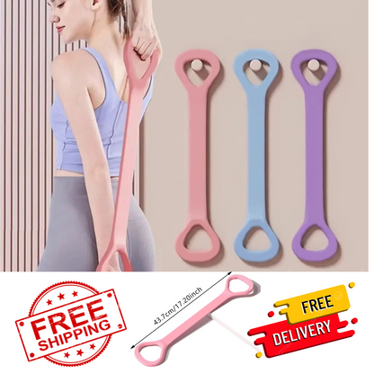 Transform Your Workouts with the 8 Loop Resistance Band – Perfect for Yoga, Pilates, and Strength Training!